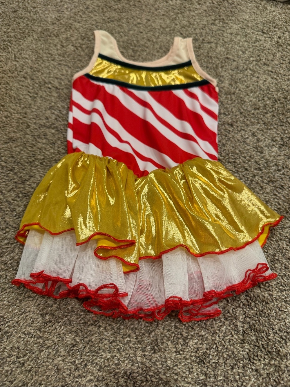 Only Little Once Holiday Dancer Skirted Leotard size 6/7